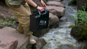 SHINETRIP - 10L / 15L OUTDOOR WATER STORAGE TANK WITH HANDLE FAUCET TONG AIR OUTDOOR CAMPING PICNIC