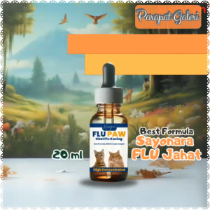 Obat Flu Kucing FLU PAW Bersin Pilek Super Efektif 20 ml