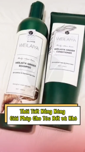Bộ Gội Xả Gừng Weilaiya ngăn rụng kích thích mọc tóc Size mini 20ml Tiện Lợi Khi Mang Theo Du Lịch
