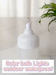 【Buy 1 Take 1】1000W solar light bulb solar lights with solar panel USB charging outdoor camping light solar bulb light indoor house solar bulb solar light bulb indoor house indoor solar lights for house