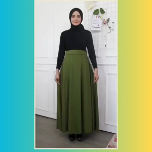 Rok Jersey Payung Super Jumbo Muat BB Sampai 80 kg