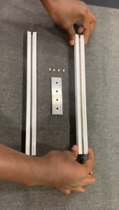 (Heavy Duty) Full set Curtain Langsir Single White Putih Track Batang Rail (Aluminium)***3 Years Warranty***