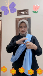 Ring Sling Cuddle Me Gendongan Bayi Anak Laki Laki Perempuan Polos Kaos Multifungsi