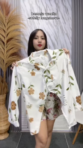 SHINE FASHION - SOFELLY BLOUSE LONGSLEEVE SIMPLE OUTFIT / KEMEJA WANITA KEKINIAN