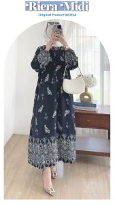 0207 RIERA MIDI DRESS BY MOELA