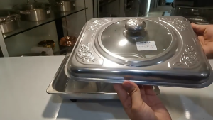 🐻DAILY2U🐻 5 Set 34x28 BUFFET EMBOSSED /BUFFET TRAY SET / BUFFET FOOD TRAY / SERVING TRAY /FOOD PAN KENDURI SET