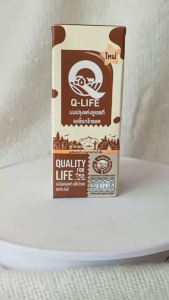 นม UHT รสช็อกโกแลต ตรา Q-Life ขนาด 180 มล. (1 ลัง/36 กล่อง)