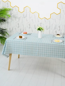 HOVELESHOP Taplak Meja Warung Murah Anti Air Alas Warteg Bahan Peva Ukuran 137x137 cm Taplak Meja Bulat