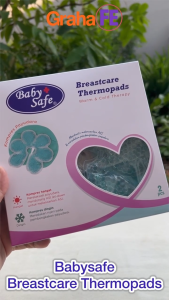 Baby Safe Breast Care Thermopads 2pcs Kompres Payudara Relaksasi Hangat Dingin Free Cover