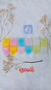 Gắp tóc 6 răng bầu tròn trơn nhiều màu không gẫy kẹp càng cua Hàn Quốc cào tóc xinh đẹp - thương hiệu Vợ Chồng Tôi