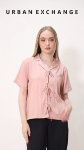 Urban Exchange Nicky Pink Blouse - Atasan Blouse Pink Pita