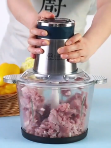 Hộ gia đình thép không gỉ máy xay thịt đa chức năng nấu ăn máy hộ gia đình máy xay thịt công suất cao thịt beater máy trộn điện máy xay thịt điện