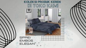Sprei Polos Embos Premium & Elegan Super Halus/Lembut Terbaru LP