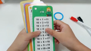 Bevavar Flash Card Latihan Penjumlahan Tabel Matematika Alat Belajar Matematika Berhitung Anak
