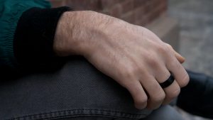 EAMTI 10mm Titanium Rings Wedding Band Black Matte Comfort Fit for Men Women Engagement Fashion jewelry Size 7-15