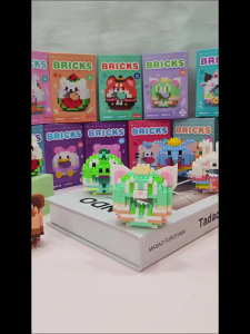 DONUT BRICKS Mainan Susun Balok Nano Block Bricks Bundar Donat Bulat