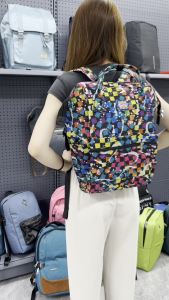 ดาสฟูร์ กระเป๋าเดินทางลายกราฟิก ปาร์ตี้พักผ่อน ฮิปฮอป กลางแจ้ง กระเป๋านักเรียนลายสก็อต กระเป๋าคอมพิวเตอร์ กระเป๋าเป้สะพายหลังแบบยุโรปและอเมริกา