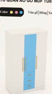 FREESHIP HCM - Tủ Quần Áo Cánh Mở Nội Thất Phòng Ngủ Gỗ MDF Tatana TU035 – có thiết kế theo yêu cầu