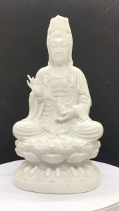 Tượng phật quan âm phật a di đà mini dáng ngồi cao 20cm  trang trí nhà cửa cây cảnh bể cá sân vườn để bàn làm việc trên ô tô...