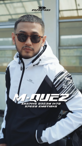 Jaket Motor Hoodie RAPID MQUEZ: Bahan Parasut Reflektif & Premium