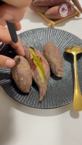 มันหวานญี่ปุ่นแท้ ปลูกไทย 3 ยี่ห้อ 3 สายพันธุ์ เนื้อเหลือง หอมหวาน อร่อย 1 กก.สินค้าเคลมได้