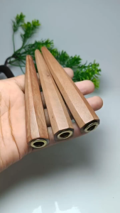 2pcs Pipa Roko Kayu Gaharu Wangi Segi