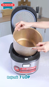 Nồi cơm điện tử 1.8L SUNHOUSE MAMA SHD8903 - Công suất cao - Nấu cơm ngon hơn - Đa dạng chế độ - Chống dính tiêu chuẩn Mỹ - Bảo hà