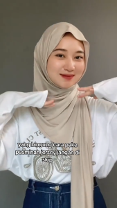 Pashmina Kaos Spandek Jersey Premium 50 Warna | Pasmina Kaos Flowy | Hijab Jilbab