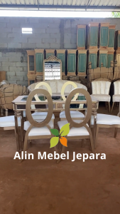 Set Meja Makan Adeline Kursi Adelin Kursi Cafe