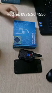 Bộ 2 Bộ đàm siêu nhỏ Mini chất lượng khủng ABS GP800 (2 Phím bấm PTT)-Sạc USB Type C