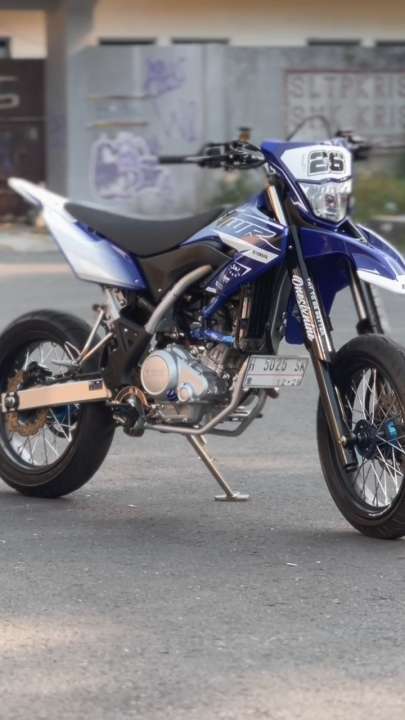 Decal Yamaha Wr155 Superglossy Premium Hitam - Bebas Custom Design - Decal Wr 155 Full Body