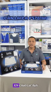 Cân điện tử sức khỏe LAICA PS7011 đo 6 chỉ số cơ thể kết nối bluetooth