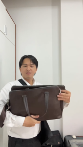 Cặp xách tay đeo vai lịch lãm hàn quốc doanh nhân vip 07 đựng laplop 13 -16 inch [CHÍNH HÃNG]