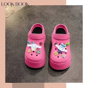 LHShoess New Product รองเท้าแตะหัวโต รุ่นสุดฮิต มีมาให้เลือก 5 สี ทรงสวย พื้นหนาเสริมส้น 7 ซม. สูงม๊ากกก ใส่แล้วคือดูดี เสริมบุคลิก วัสดุยางคุณภาพ ทนทาน ใส่ได้ทุกโอกาส ใช้งานได้ยาวๆเล๊ยยย