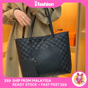 iFASHION 1545 PU New Fashion Big Capacity Shoulder Tote Handbag Bag Shoulder Bag Beg Sandang Tangan Wanita Perempuan