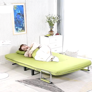 SOFA BED SOFA LIPAT MULTIFUNGSI MINIMALIS SOFA GANDA KURSI MALAS TEMPAT TIDUR / KANTOR PORTABLE