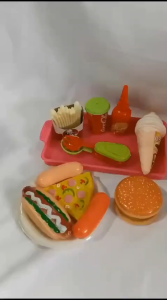 Mainan Anak Perempuan Masak Masakan KFC Fast Food Satu Set Kantong KS 67 Mainan Peran Anak Masak Makanan Food Court Mainan Restoran Keliling Murah | Makanan Cepat Saji Mainan Anak Nampan Makanan Junk Food Burger Sosis Hotdog Pizza kentang Ice cream