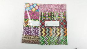 Sampul Buku Motif Batik Coklat Ukuran Boxy 25 Lembar Sampul Buku Tulis Sekolah