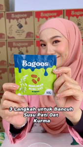 BAGOOS Oat Milk Drink - Kurma (30g X 12s)