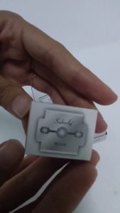 E&T 100Pcs Nail Art Tool Dead Skin Cuticle Remover Double Edge Blades