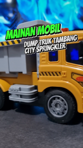 Mainan Mobil Remot Kontrol RC Dump Truk Tambang City Springkler LED Batre Cas