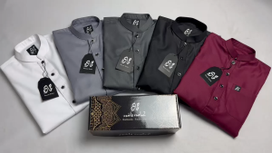 Jubah Anak-anak Motif Polos Toyobo By Hamada Fashion.