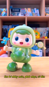 Em Bé Khủng Long Phát Nhạc  Nhảy Múa  Di Chuyển  Có Đèn - Đồ Chơi Cho Bé - SP0557