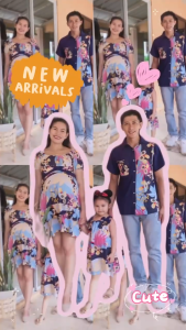KAYISH Family Matching Outfit  Printed Baby dol family set ootd for the whole family(momdadgirlboy)-unit sold per PIECE