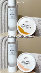 DeeVa Derma Soft Skin - Supple Skin Set (Peeling Spray & Daily Body Light Cream)