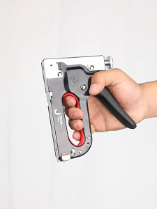 4 in 1 Stapler Tembak Staples Gun Cekrekan Gun Tacker Staples 800pcs Staples Tajam Sofa Staples Jok Stepler Motor Kursi Dll