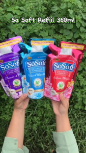 SO SOFT Deterjen Cair Tumbuhan Refill 360ml