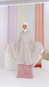 [RESLETING] Mukena Dewasa 2IN1 Motif TAZBIYA Series By Aissah.id - Bahan Rayon Viscose Premium - Mukena Dewasa Travel Resleting Jumbo