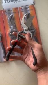 TERMURAH Gunting Dahan / Ranting Bunga Tanaman-Stainless Steel / GUNTING DAHAN GAGANG KARET MERK TEXAS