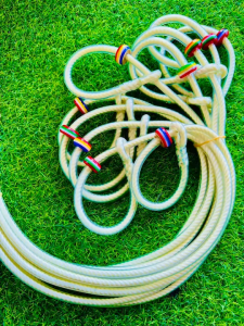 เชือกวัว หวินวงเทียนขาวแถมมลูกหมากแก้ว